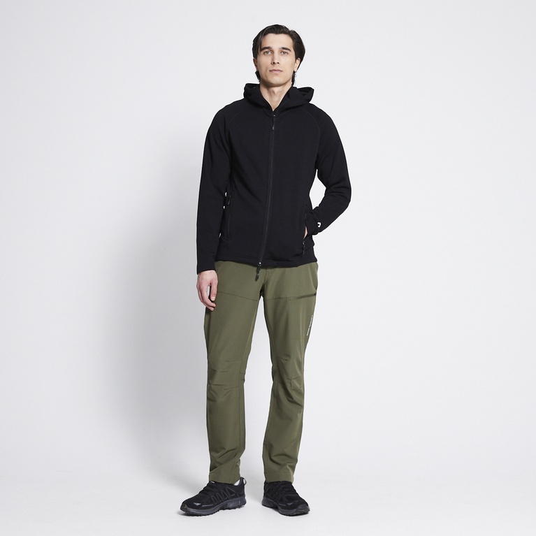 Functional hoodie "Vasared" Blackmelange